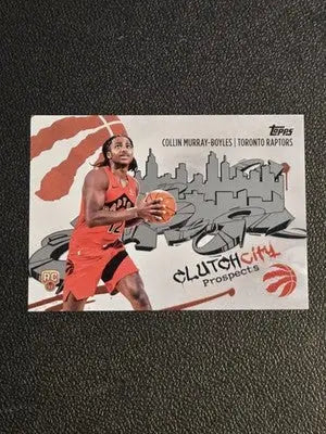 2025-26 Topps #CC-9 Collin Murray-Boyles Clutch City Prospects - Basketball Card Single