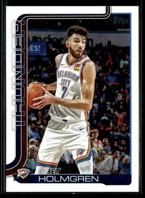 2025-26 Topps Chet Holmgren #118 Oklahoma City Thunder
