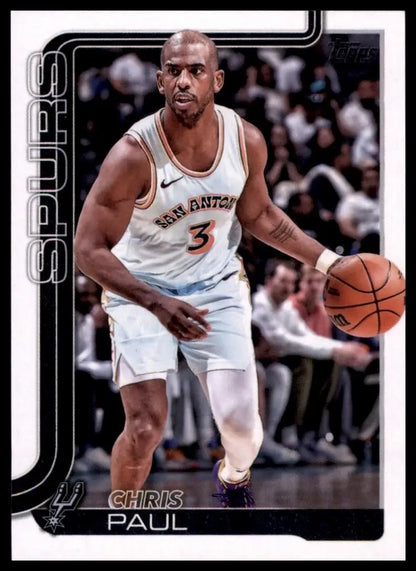 2025-26 Topps Chris Paul #198 San Antonio Spurs Basketball Card NBA Sports - Basketball Card