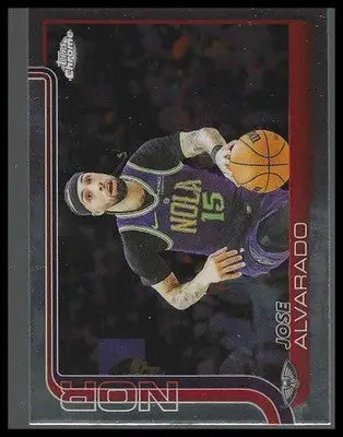 2025-26 Topps Chrome #144 Jose Alvarado New Orleans Pelicans