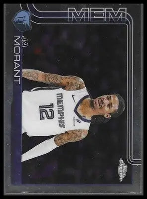 2025-26 Topps Chrome #158 Ja Morant - Basketball Card Single
