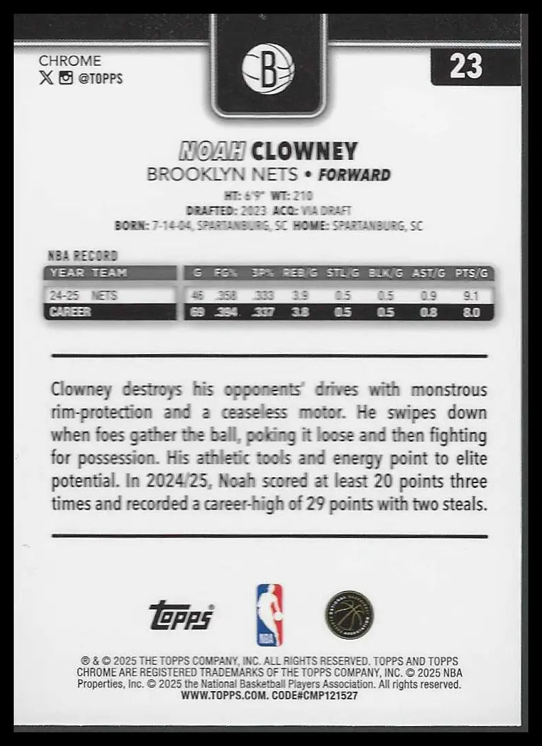 2025-26 Topps Chrome #162 Rob Dillingham - Basketball Card Single