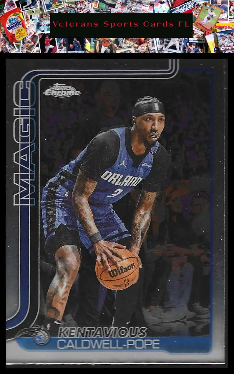 2025-26 Topps Chrome #19 P.J. Washington - Basketball Card Single