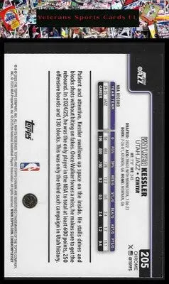 2025-26 Topps Chrome #205 Walker Kessler