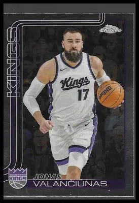 2025-26 Topps Chrome #206 Jonas Valančiūnas