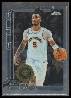 2025-26 Topps Chrome #228 Stephon Castle Spurs