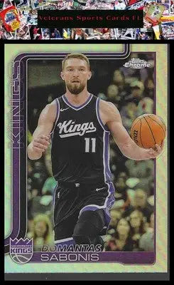 2025-26 Topps Chrome #229 Domantas Sabonis Refractor