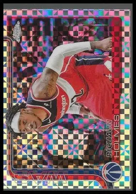 2025-26 Topps Chrome #236 Richaun Holmes X-Fractor Washington Wizards