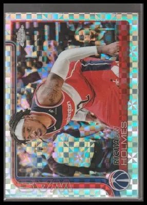 2025-26 Topps Chrome #236 Richaun Holmes X-Fractor Wizards
