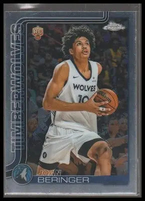2025-26 Topps Chrome #267 Joan Beringer Timberwolves Rookie