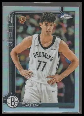 2025-26 Topps Chrome #276 Ben Saraf Refractor Kings Rookie