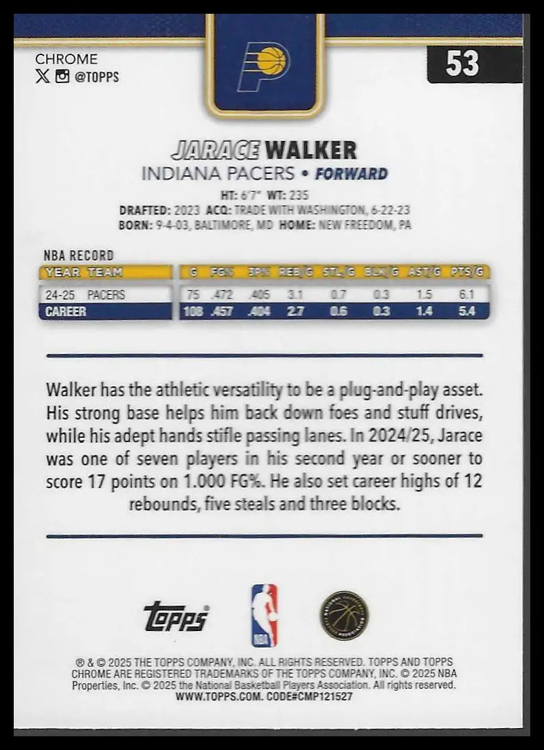 2025-26 Topps Chrome #30 Miles Bridges - Basketball Card Single