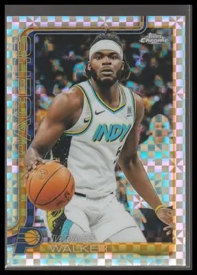 2025-26 Topps Chrome #53 Jarace Walker X-Fractor Pacers