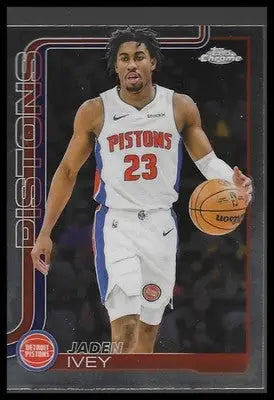 2025-26 Topps Chrome #61 Jaden Ivey - Basketball Card Single