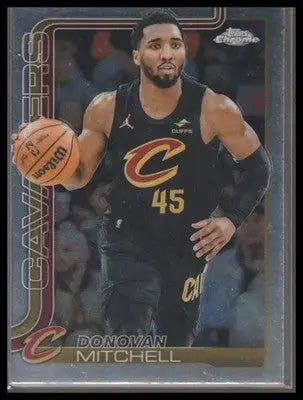 2025-26 Topps Chrome #69 Donovan Mitchell Cavaliers