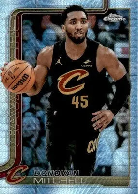 2025-26 Topps Chrome #69 Donovan Mitchell Prism Refractor - Basketball Card Single