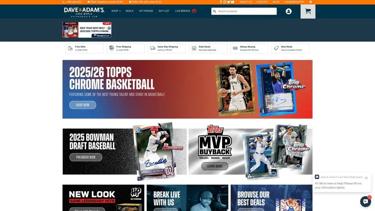 2025/26 Topps Chrome Baseball Cards with Glossy Finishes