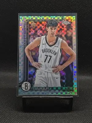 2025-26 Topps CHROME Ben Saraf Rookie X-Fractor #276 RC - Basketball Card Single