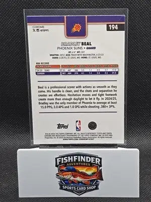2025-26 Topps Chrome - Bradley Beal #194 Basketball Refractor - Basketball Card Single