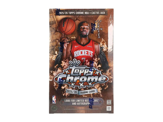 2025/26 Topps Chrome Cactus Jack Basketball Hobby Box | Columbia Sports Cards - Sports Card Hobby Boxes