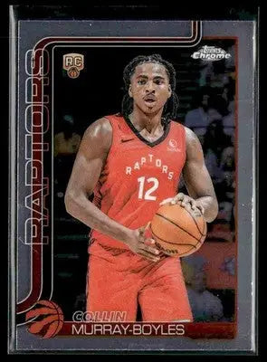 2025-26 Topps Chrome Collin Murray-Boyles #259 RC Toronto Raptors - Basketball Card Single