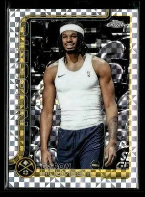 2025-26 Topps Chrome DaRon Holmes II #75 X-Fractor Denver Nuggets - Basketball Card Single