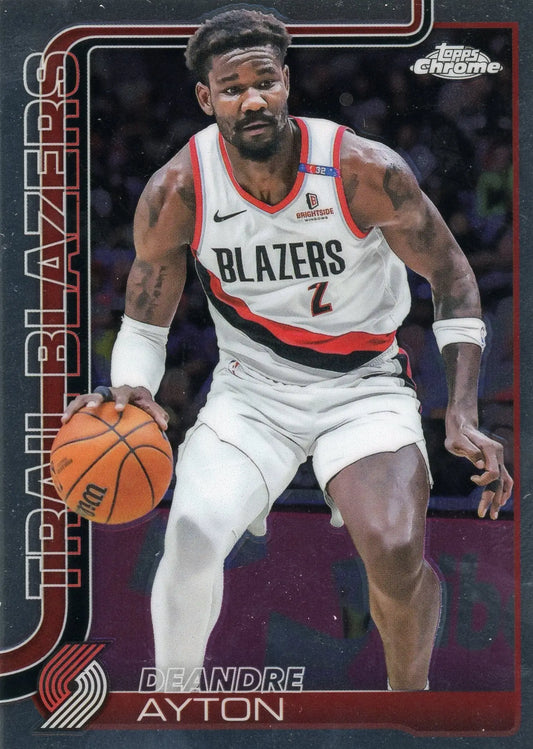 2025-26 Topps Chrome Deandre Ayton #168 Portland Trail Blazers - Basketball Card Single