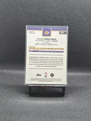 2025-26 Topps Chrome DORIAN FINNEY-SMITH RAYWAVE REFRACTOR Lakers #192 - Basketball Card Single