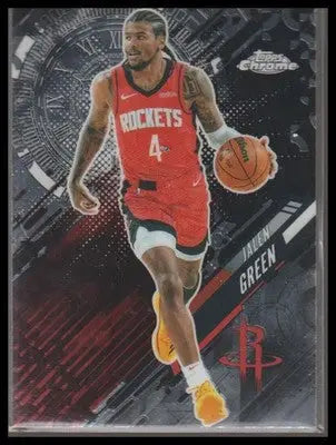 2025-26 Topps Chrome #GT-8 Jalen Green Go Time Rockets
