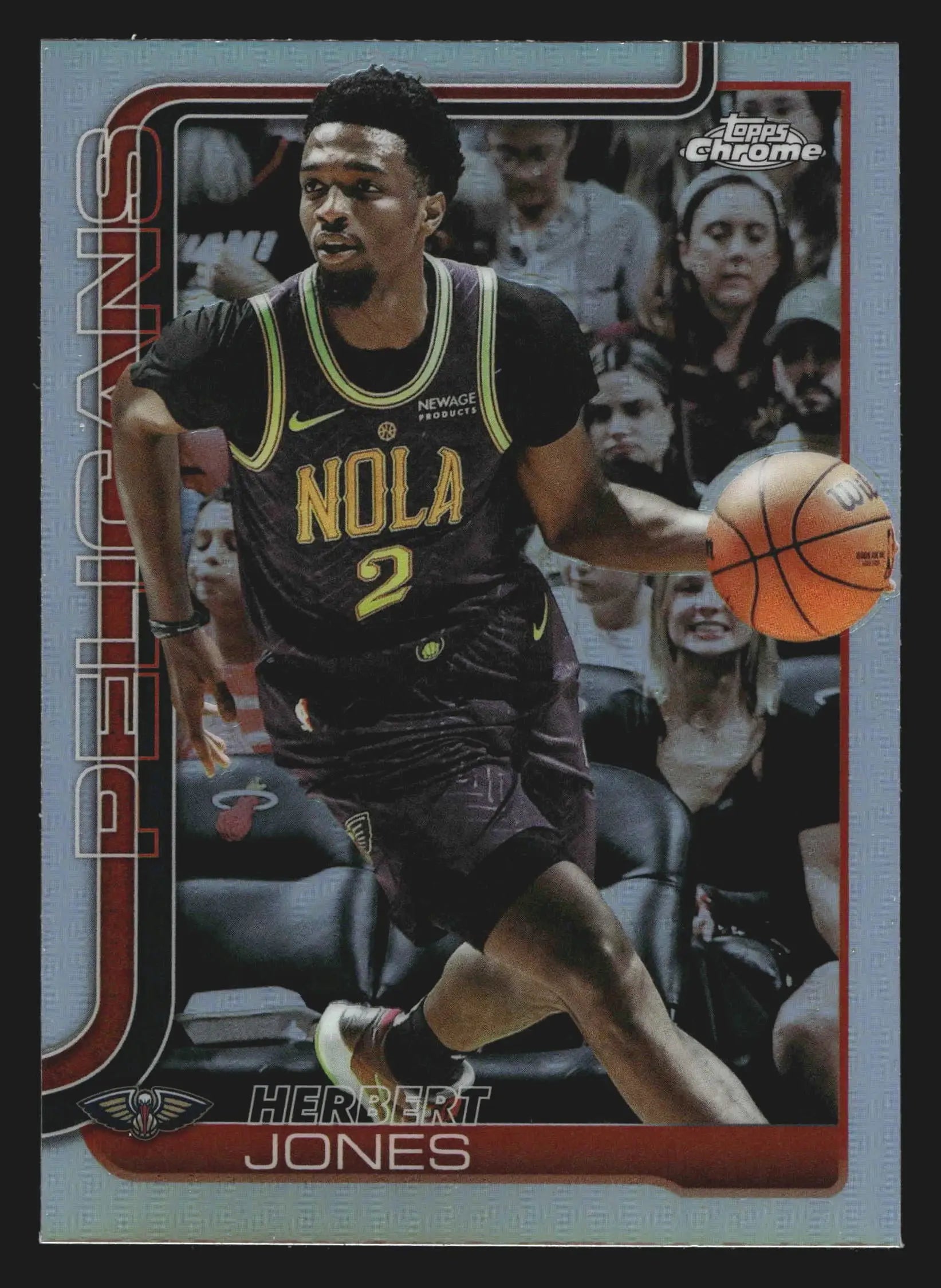 2025-26 Topps Chrome Herbert Jones #120 Refractor New Orleans Pelicans