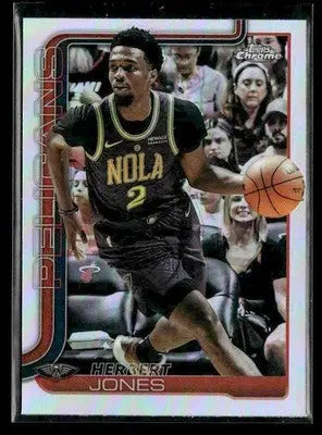 2025-26 Topps Chrome Herbert Jones #120 Refractors New Orleans Pelicans - Basketball Card Single