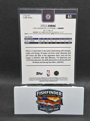 2025-26 Topps Chrome - Ivica Zubac #63 RayWave Refractor - Basketball Card Single