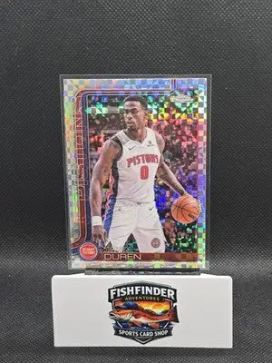 2025-26 Topps Chrome - Jalen Duren #57 X-Fractor - Basketball Card Single