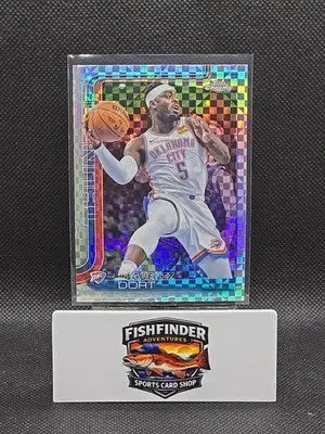 2025-26 Topps Chrome - Luguentz Dort #177 X-Fractor - Basketball Card Single