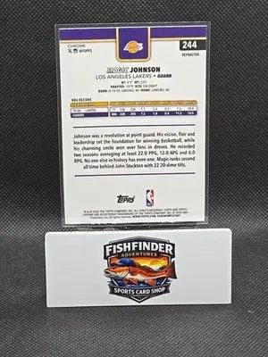 2025-26 Topps Chrome - Magic Johnson #244 Refractor - Basketball Card Single