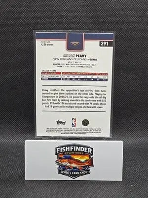 2025-26 Topps Chrome - Micah Peavy #291 Wave Refractor (RC) - Basketball Card Single