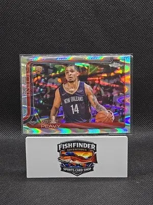 2025-26 Topps Chrome - Micah Peavy #291 Wave Refractor (RC) - Basketball Card Single