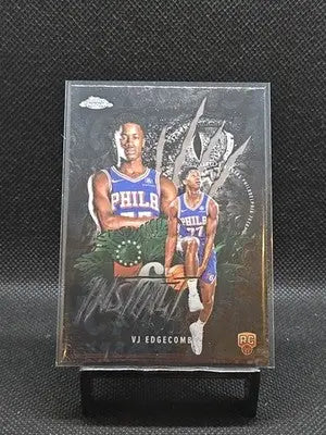 2025-26 Topps Chrome NBA Instinct VJ Edgecombe RC Philadelphia 76ers #INS-13 - Basketball Card Single