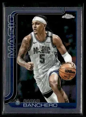 2025-26 Topps Chrome Paolo Banchero #140 Base Orlando Magic - Basketball Card Single