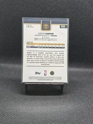 2025-26 TOPPS CHROME PRISM REFRACTOR #100 AARON GORDON NUGGETS - Basketball Card Single