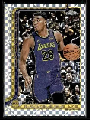 2025-26 Topps Chrome Rui Hachimura #148 X-Fractors Los Angeles Lakers - Basketball Card Single