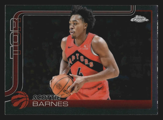 2025-26 Topps Chrome Scottie Barnes #203 Toronto Raptors