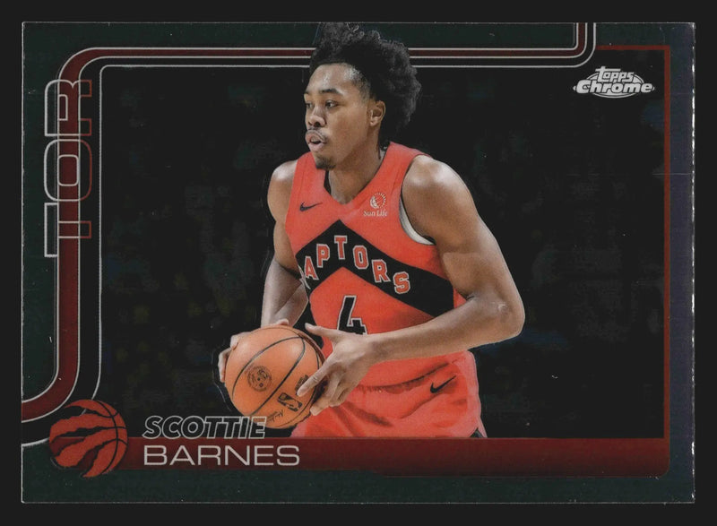 2025-26 Topps Chrome Scottie Barnes #203 Toronto Raptors