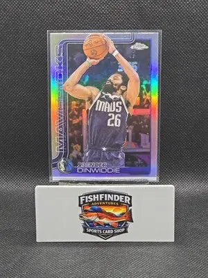 2025-26 Topps Chrome - Spencer Dinwiddie #13 Refractor - Basketball Card Single