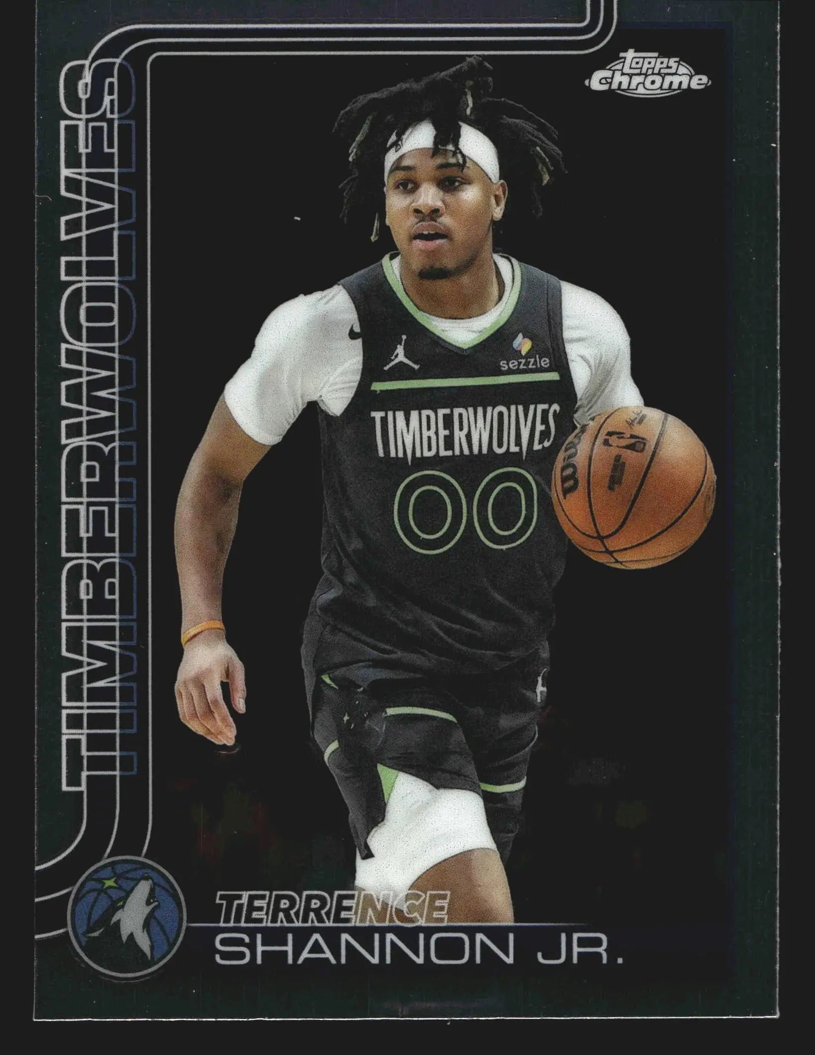 2025-26 Topps Chrome Terrence Shannon Jr. #198 Timberwolves - Basketball Card Single