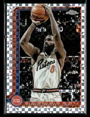 2025-26 Topps Chrome Tim Hardaway Jr. #7 X-Fractors Detroit Pistons - Basketball Card Single