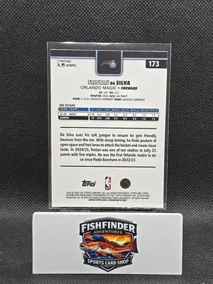 2025-26 Topps Chrome - Tristan da Silva #173 X-Fractor - Basketball Card Single