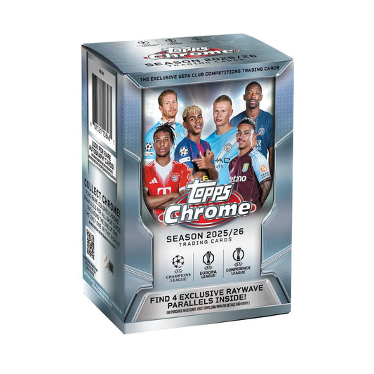 2025-26 Topps Chrome UEFA Champions League Blaster Box - Soccer Card Box