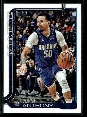 2025-26 Topps Cole Anthony #91 Orlando Magic