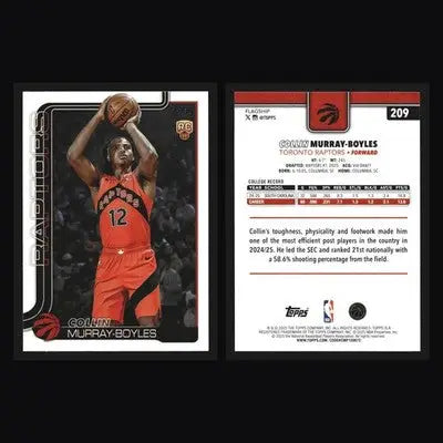 2025-26 Topps Collin Murray-Boyles #209 RC Toronto Raptors Rookie